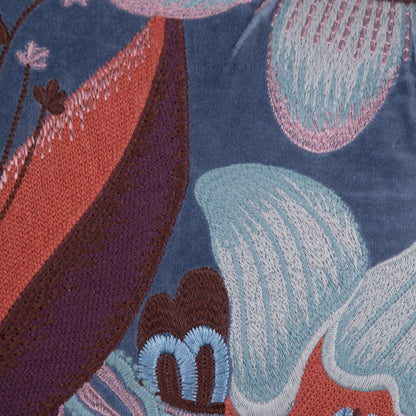 Dusk Garden Aari Emb Cushion