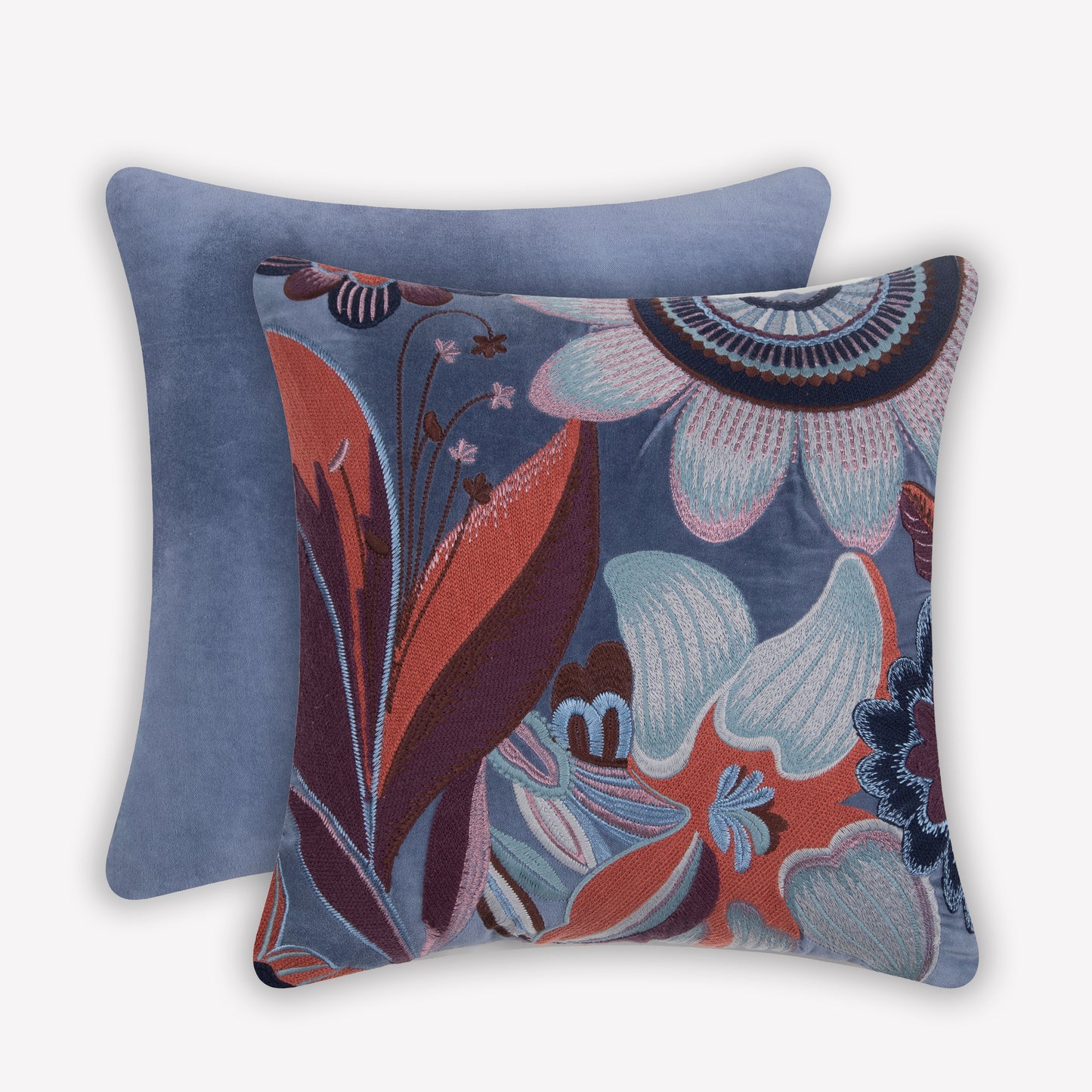 Dusk Garden Aari Emb Cushion