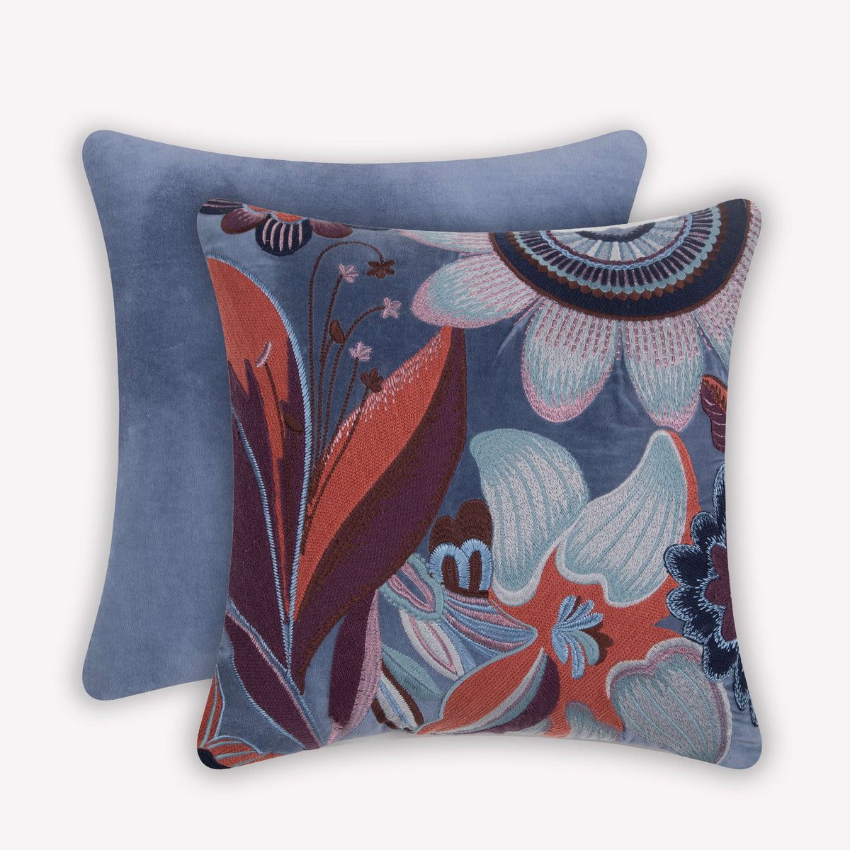 Dusk Garden Aari Emb Cushion