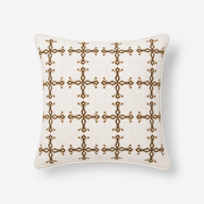 Dune Pavillion- Chenille Emb Cushion