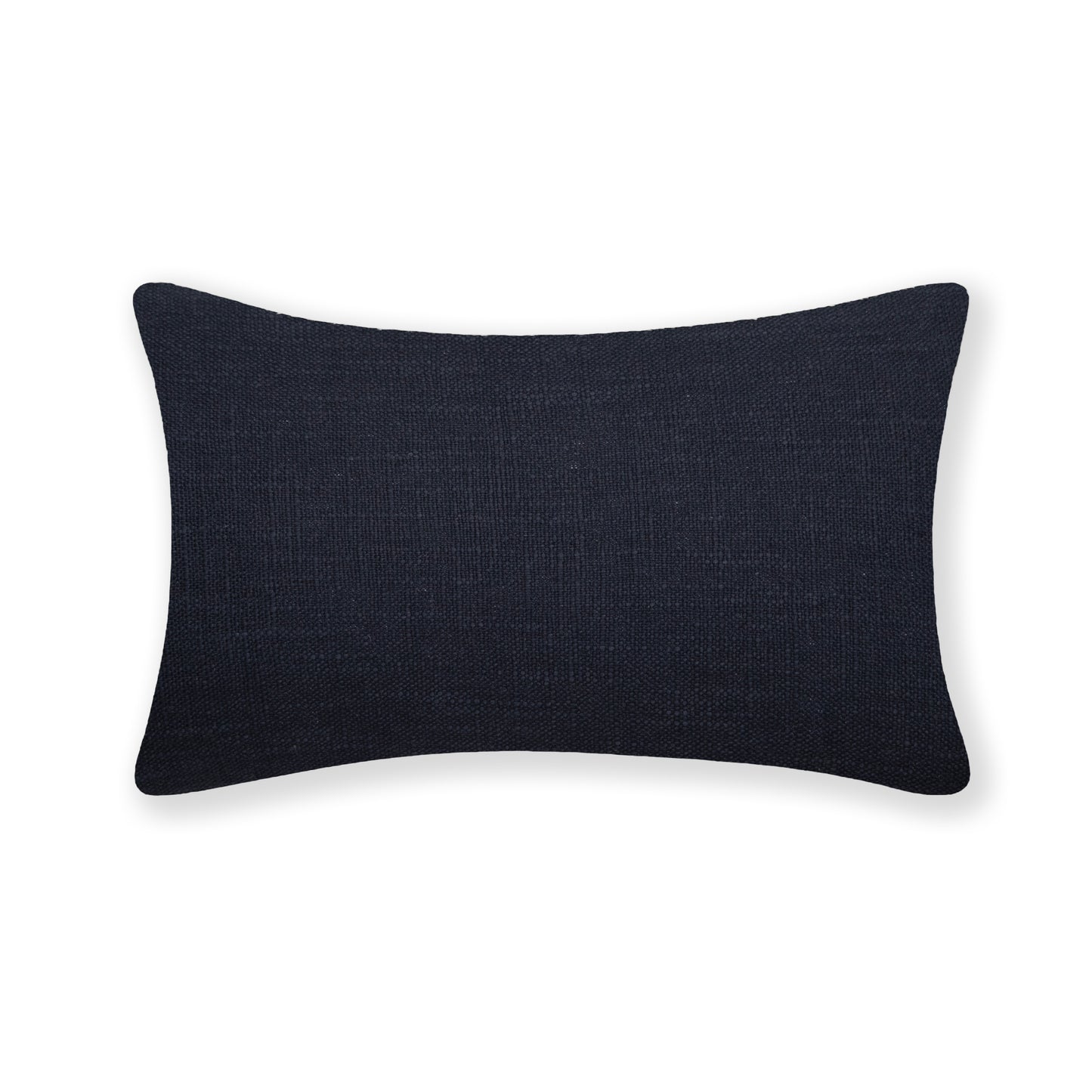 Interplay Indigo Solid Textured Lumbar Cushion 12" x 22"
