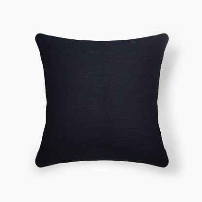 Interplay Indigo Solid Textured Cushion 18" x 18"