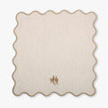 Nesting Pair Dinner Napkins- Scalloped Edge