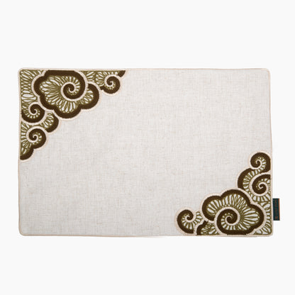 Sage Darbar Chenille Emb Placemats