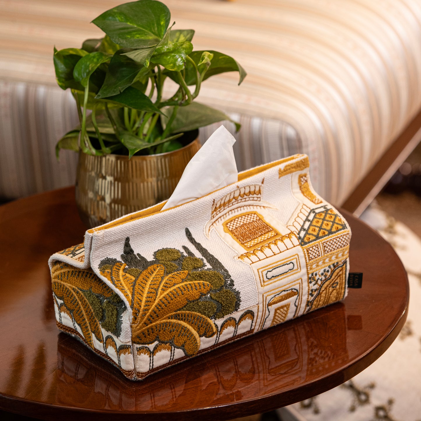Rambagh  Palace AppliqueTissue Box