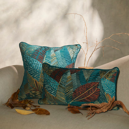 Jungle Muse Cord Piping Cushion