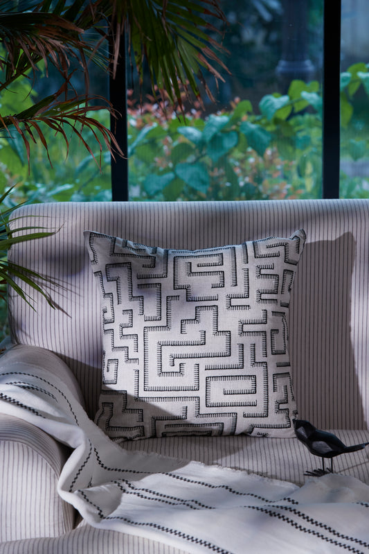 Madison Route Abstract Cushion