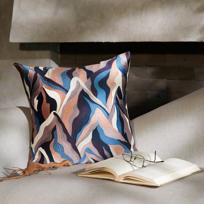 Echoed Ridgeline Emb Cushion