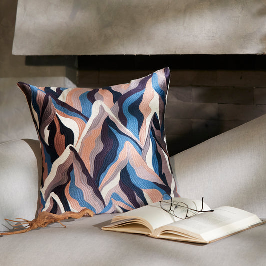 Echoed Ridgeline Emb Cushion