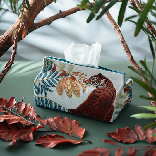 Kabini Stride Applique Tissue Box