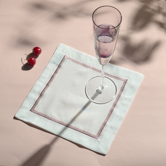 Whispered Edge Cocktail Napkins