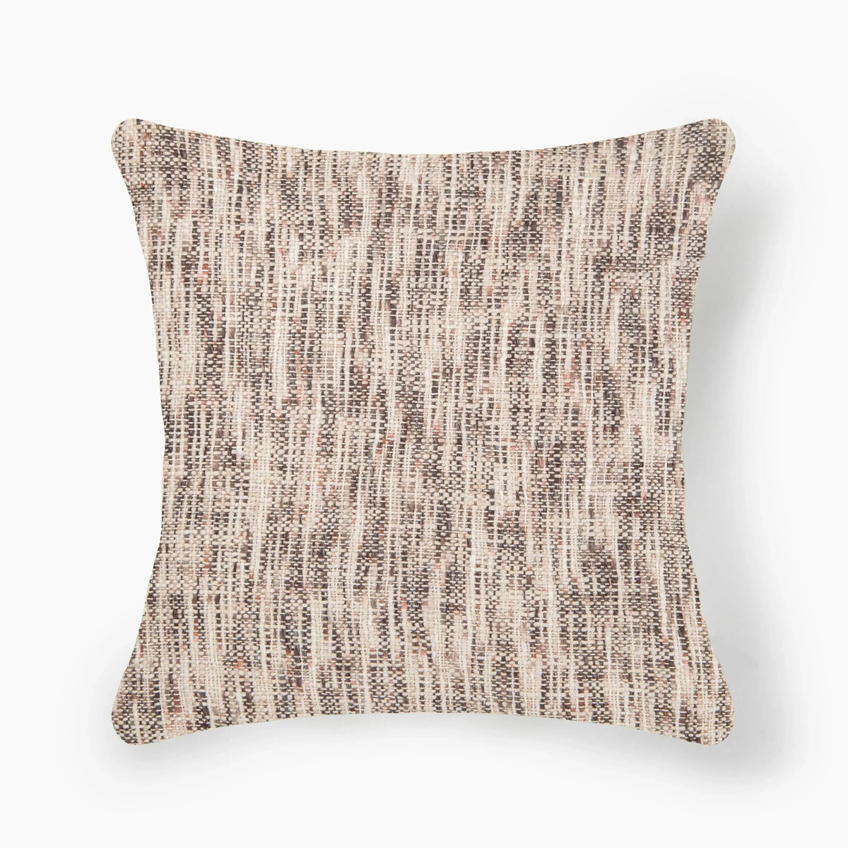 Interplay Rust Solid Textured Cushion 24" x 24" Cushions Casa Dvipa