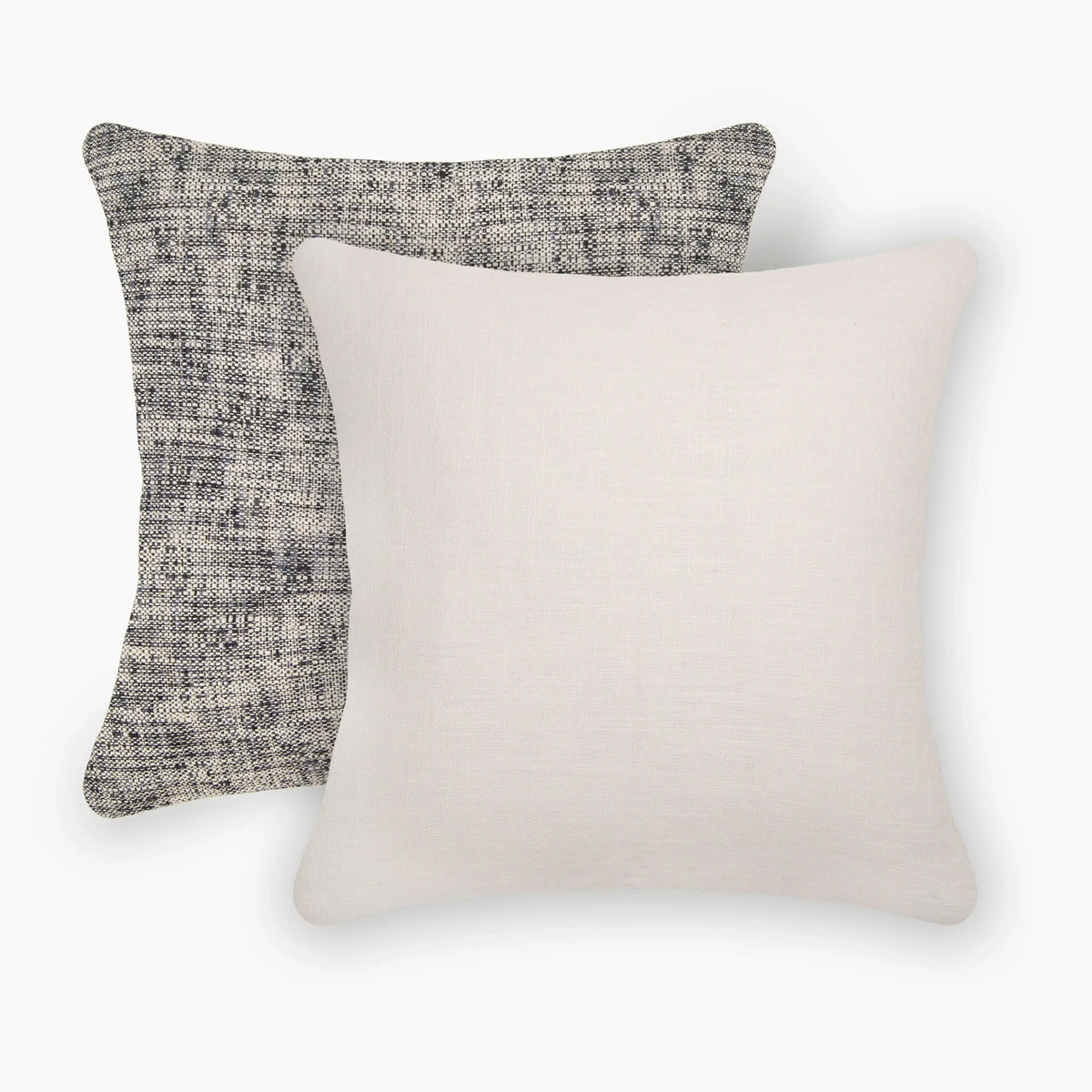 Interplay Ivory Solid Textured Cushion 24" x 24" Cushions Casa Dvipa