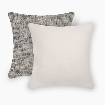 Interplay Ivory Solid Textured Cushion 24" x 24" Cushions Casa Dvipa
