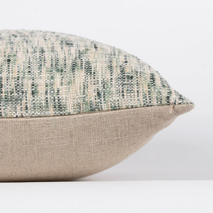 Interplay Beige Solid Textured Cushion 18" x 18" Cushions Casa Dvipa