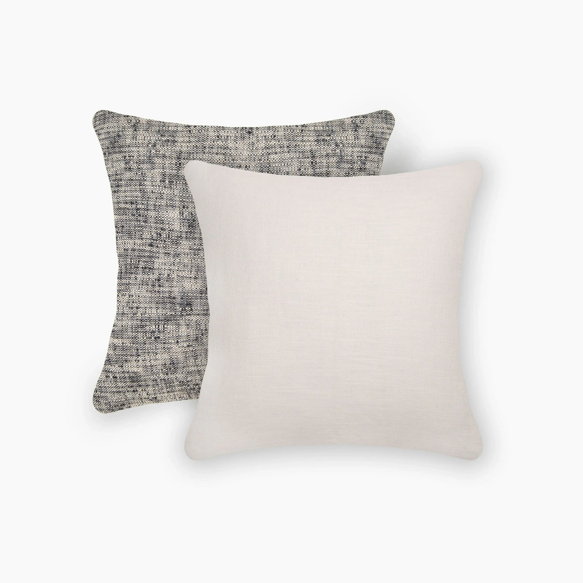 Interplay Ivory Solid Textured Cushion 18" x 18" Cushions Casa Dvipa