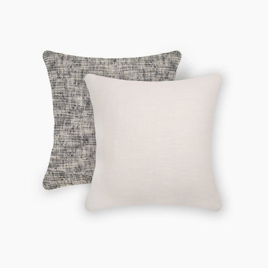 Interplay Ivory Solid Textured Cushion 18" x 18" Cushions Casa Dvipa
