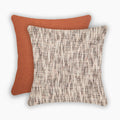 Interplay Rust Solid Textured Cushion 24" x 24"