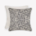 Interplay Ivory Solid Textured Cushion 24" x 24"