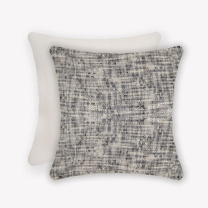 Interplay Ivory Solid Textured Cushion 24" x 24" Cushions Casa Dvipa