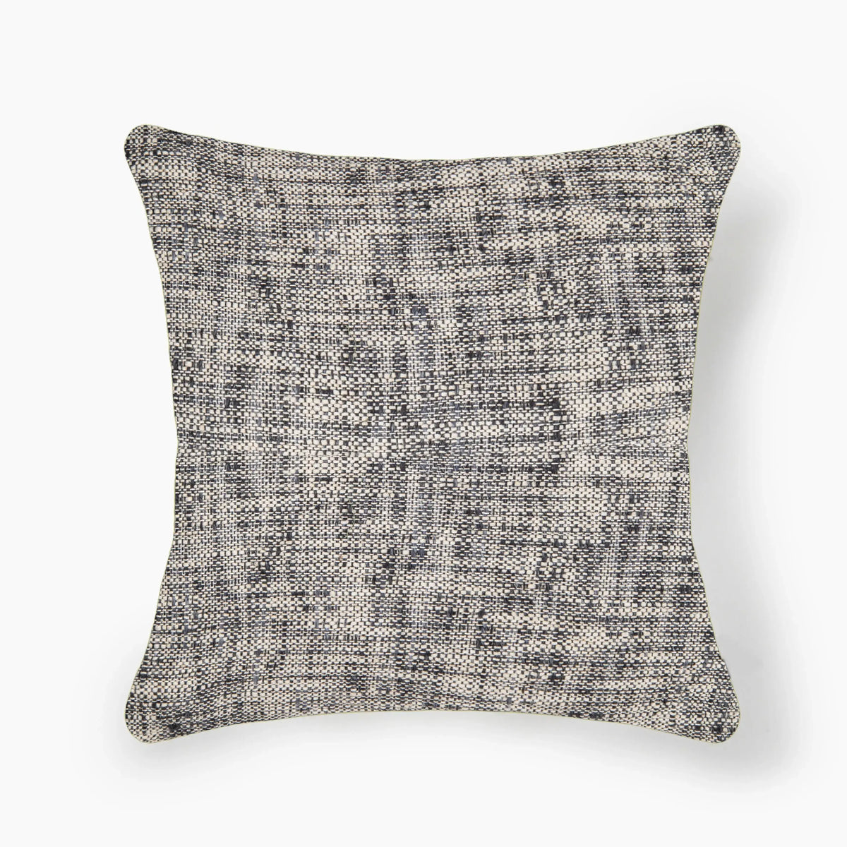 Interplay Ivory Solid Textured Cushion 24" x 24" Cushions Casa Dvipa