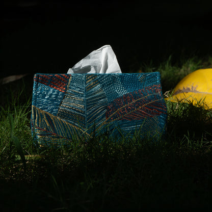 Jungle Muse Velvet Tissue Box