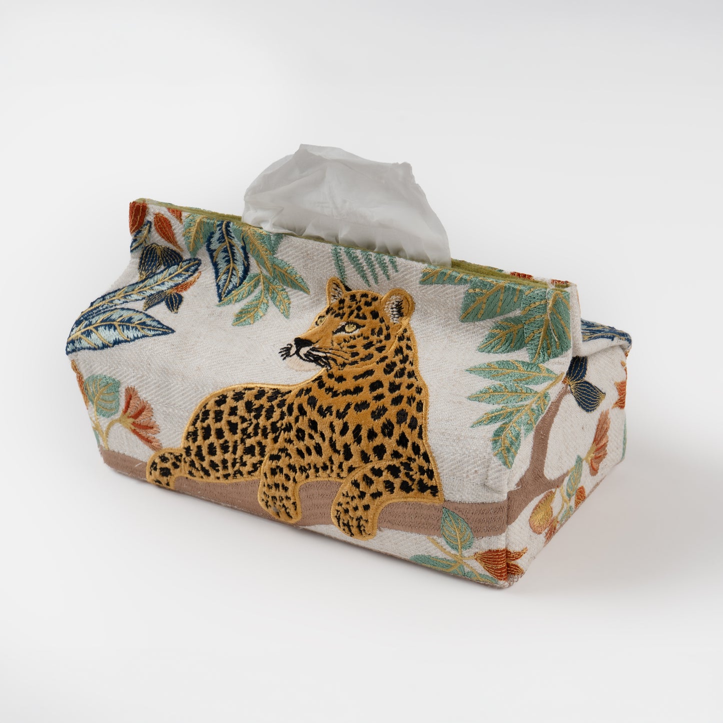 Silent Prowl Applique Tissue Box