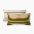 Emerald Shore Chenille Emb Lumbar Cushion