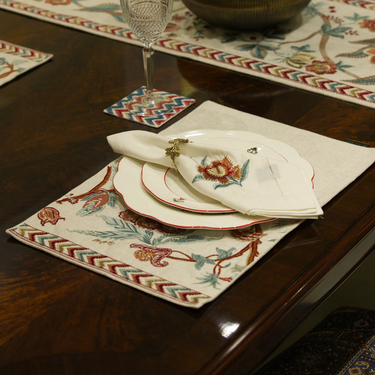 Flora Nova Emb Placemats 12*18