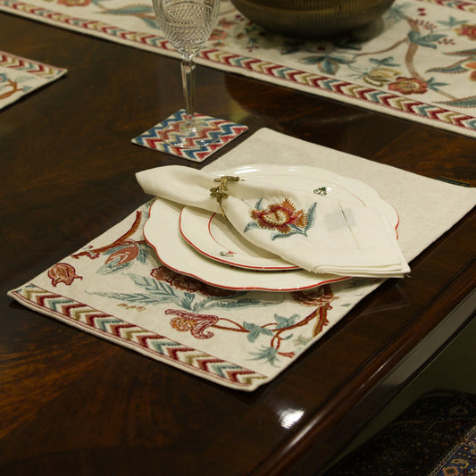 Flora Nova Emb Placemats 12*18