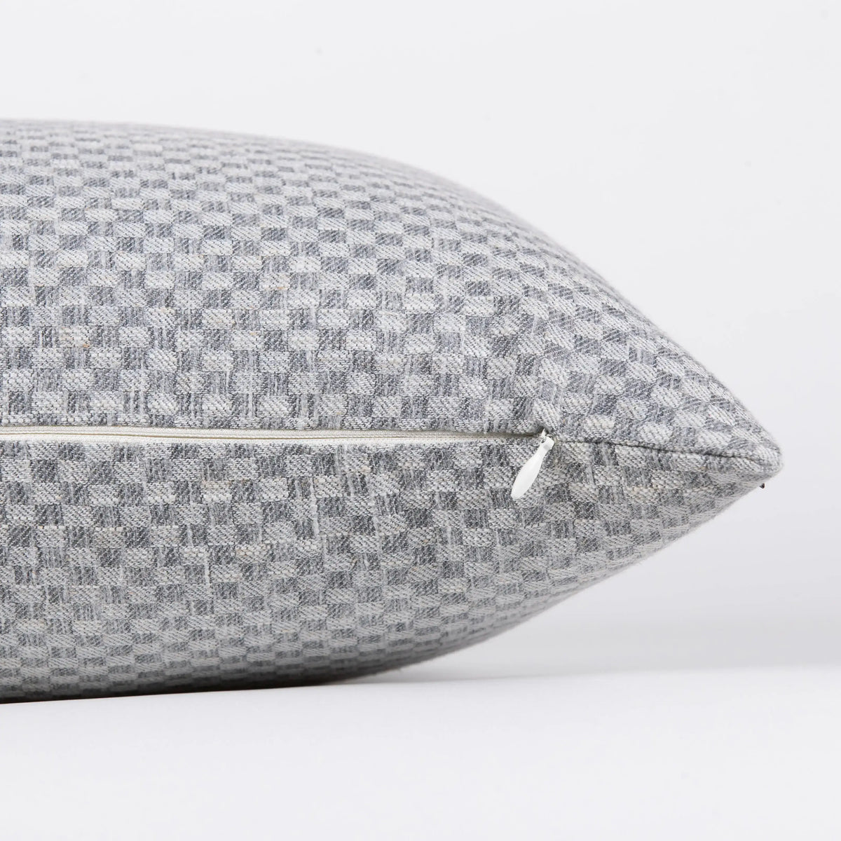 Formora Pewter Textured Lumbar Cushion Lumbar Cushions Casa Dvipa