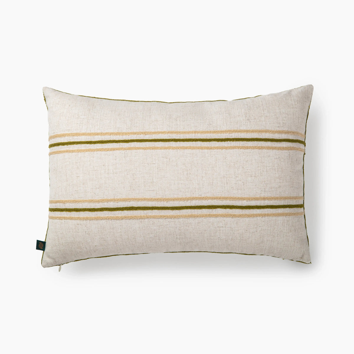 Coastal Whisper Chenille Emb Lumbar Cushion Lumbar Cushions Casa Dvipa