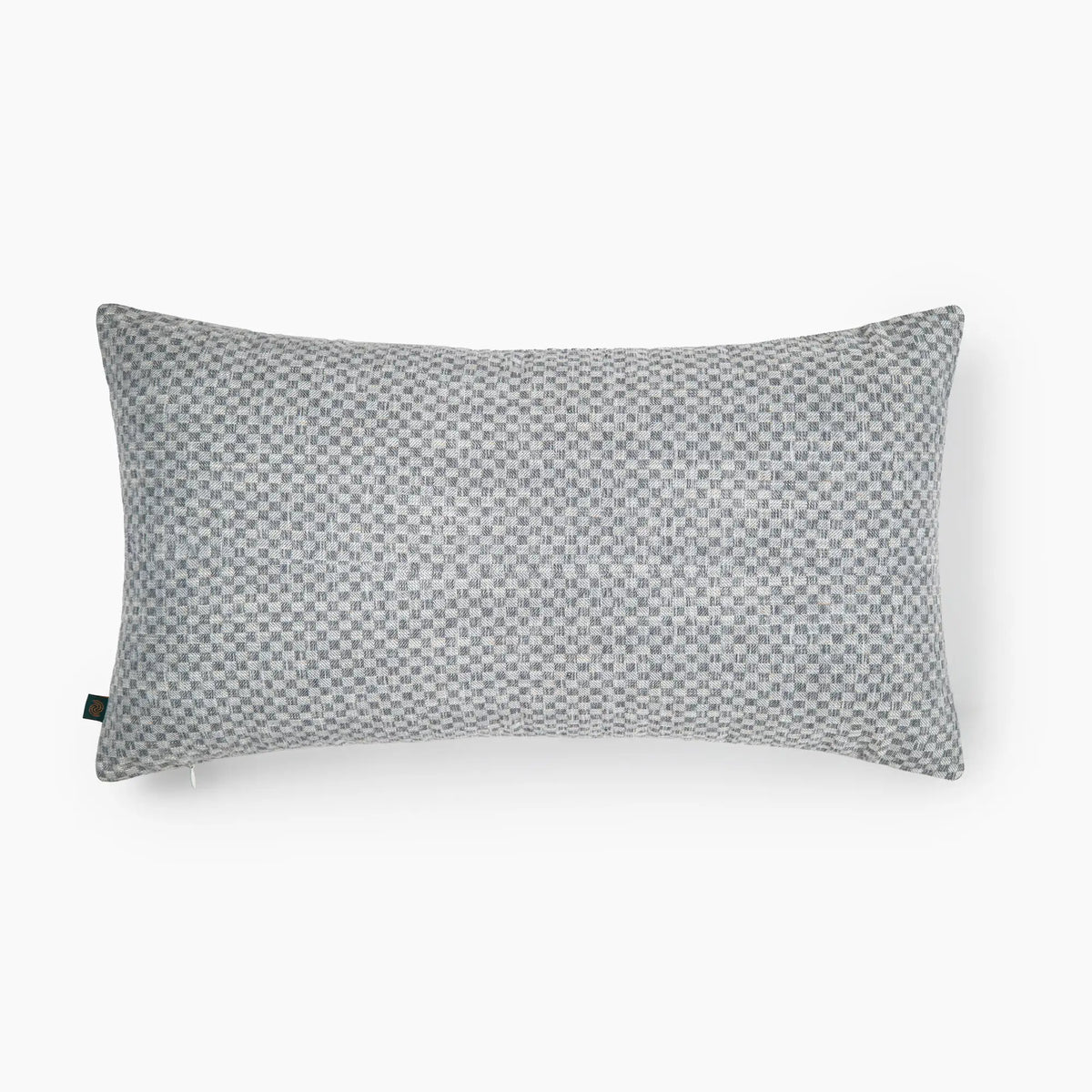 Formora Pewter Textured Lumbar Cushion Lumbar Cushions Casa Dvipa
