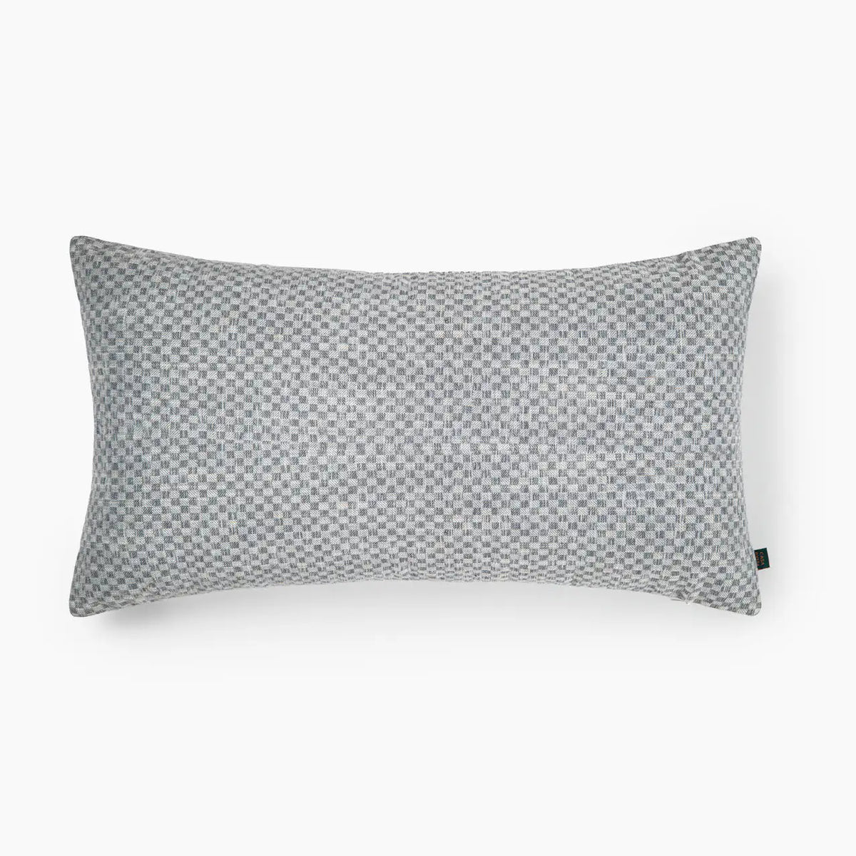 Formora Pewter Textured Lumbar Cushion Lumbar Cushions Casa Dvipa