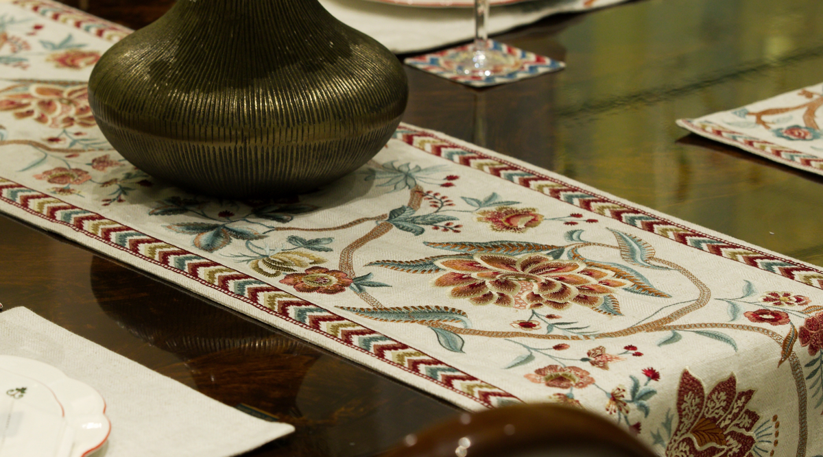 Designer Table Linen | Runners, Napkins, Placemats & Coasters