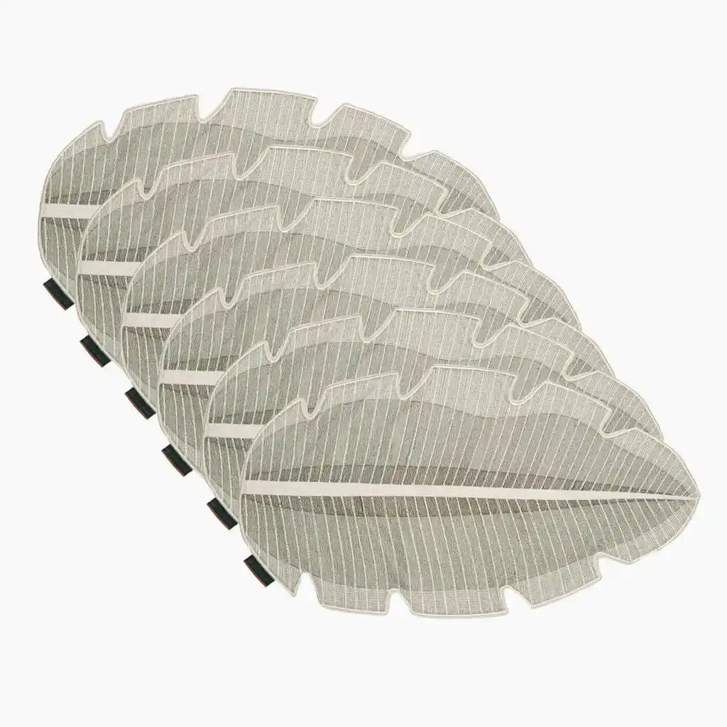 Buy Kairali Placemats 11*21 | Designer Leaf Shaped pack 6
