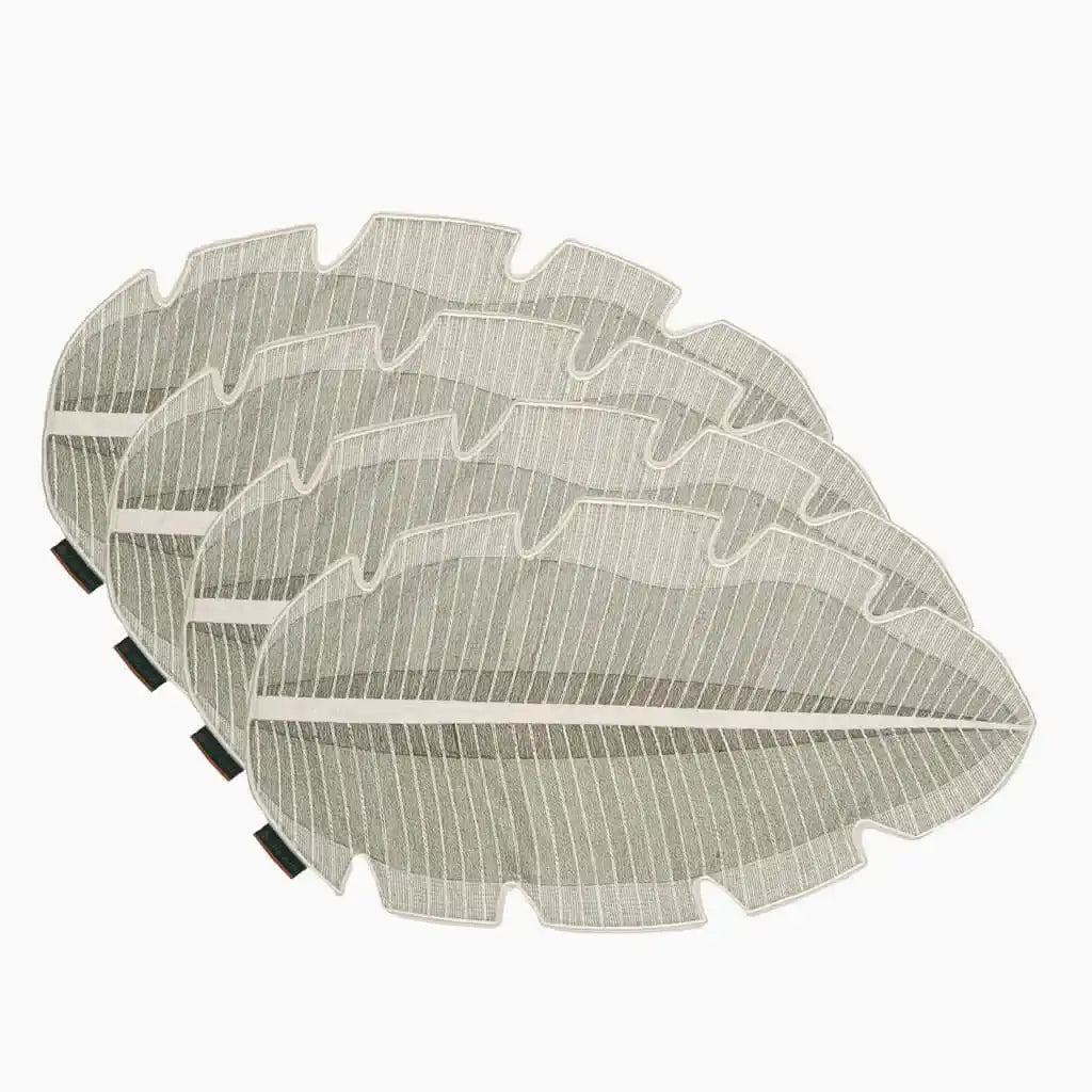 Buy Kairali Placemats 11*21 | Designer Leaf Shaped  pack of 4