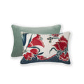 Scarlet FloraI Lumbar Cushion