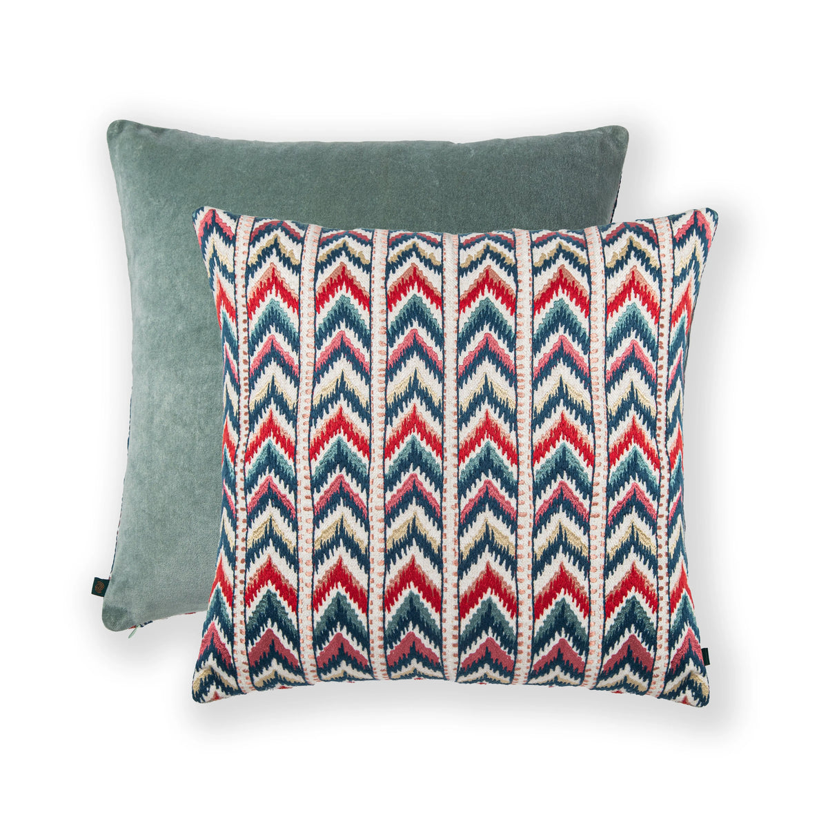 Teer Chenille Emb Cushion