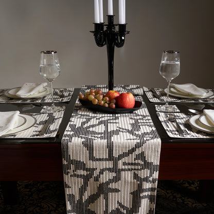 Mercer's Mile Abstract Table Runner