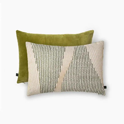 Designer Verdant Tides Lumbar Cushion 12*18 | Casa Dvipa

