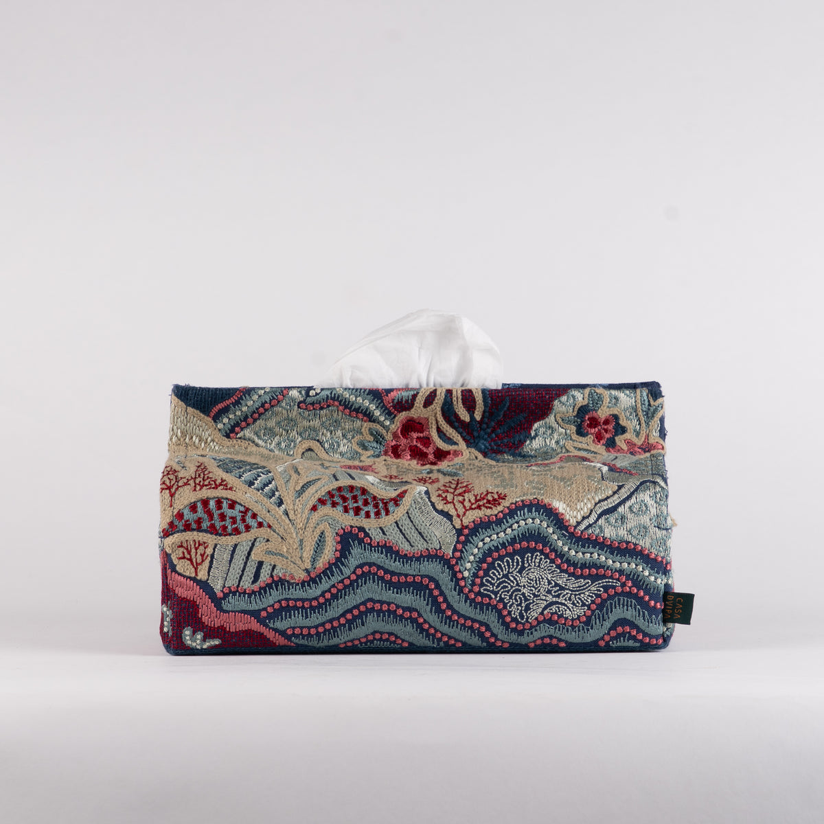 Cartia Emb Tissue Box Cover 9*4