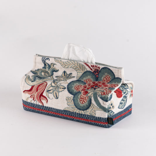 Golconda Chenille Emb Tissue Box Cover 9*4 