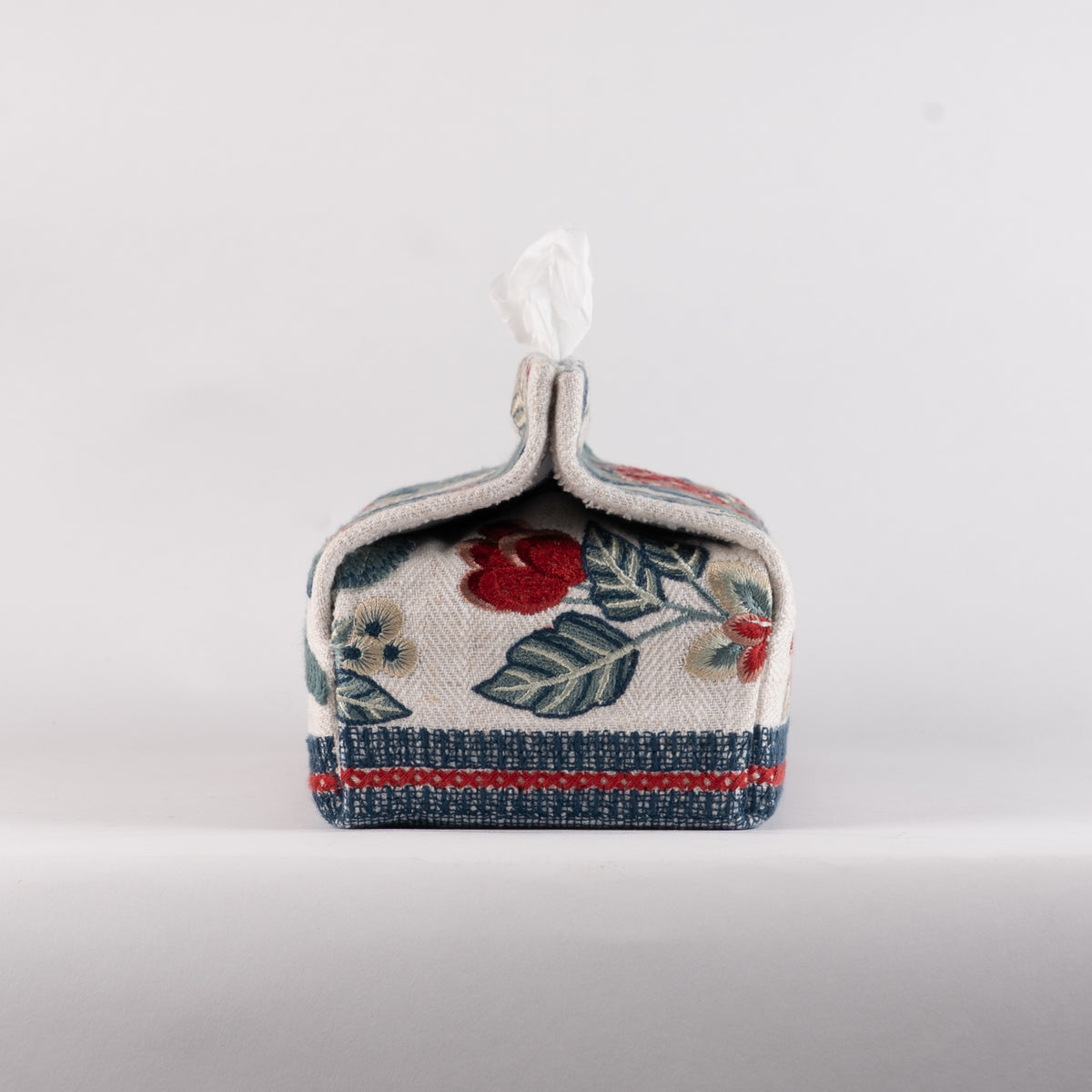 Golconda Chenille Emb Tissue Box Cover 9*4 