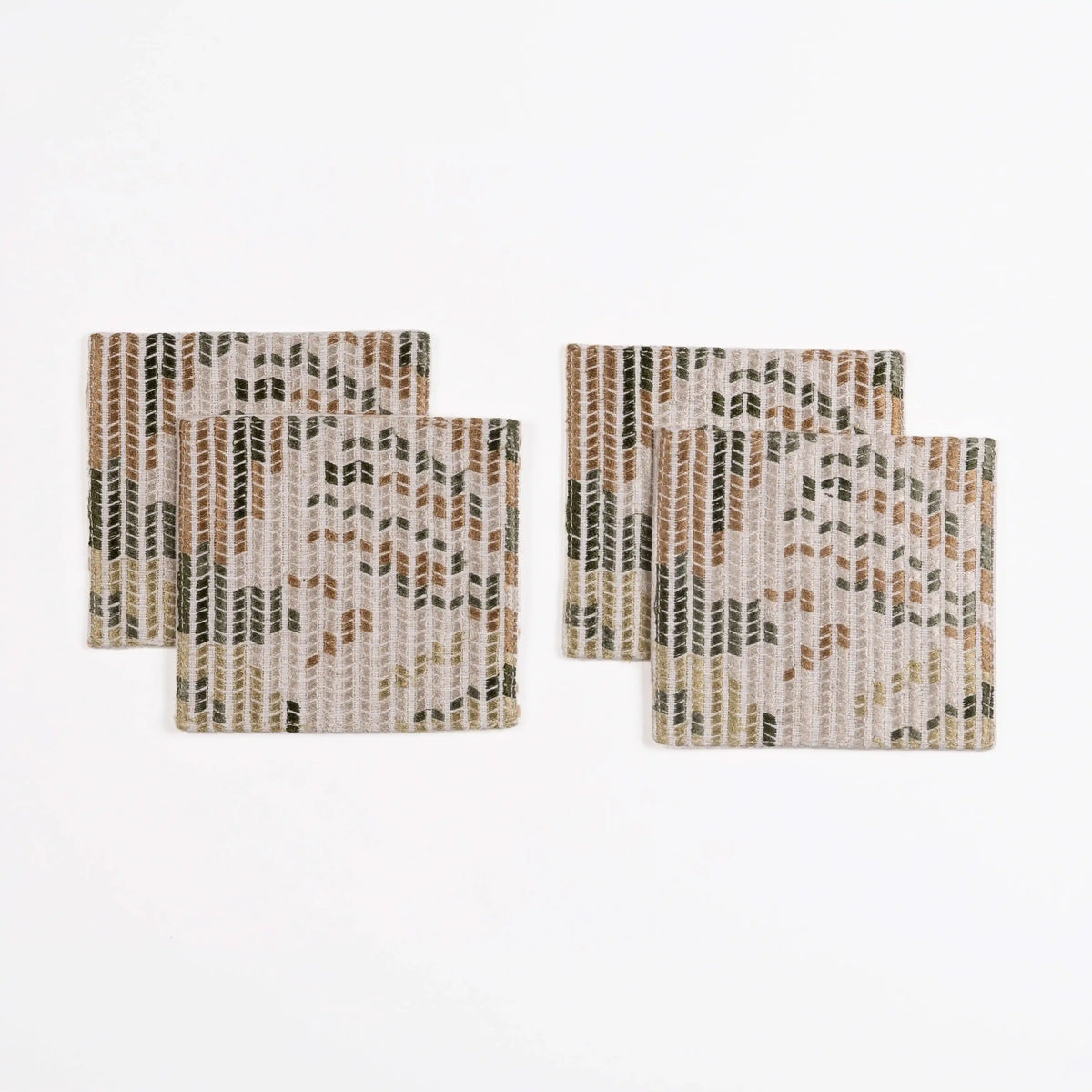 Tidal Veil Coasters  | Casa Dvipa Pack of 4