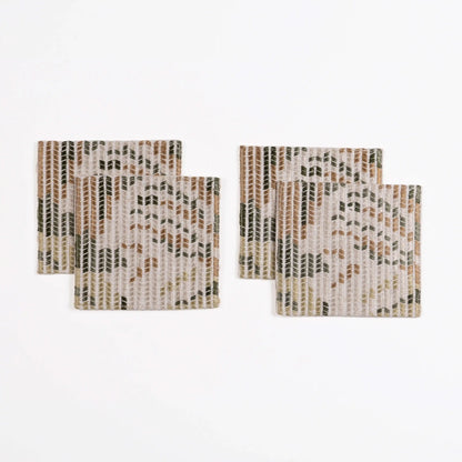 Tidal Veil Coasters  | Casa Dvipa Pack of 4