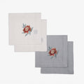 Flora Nova Embroidered Dinner Napkins