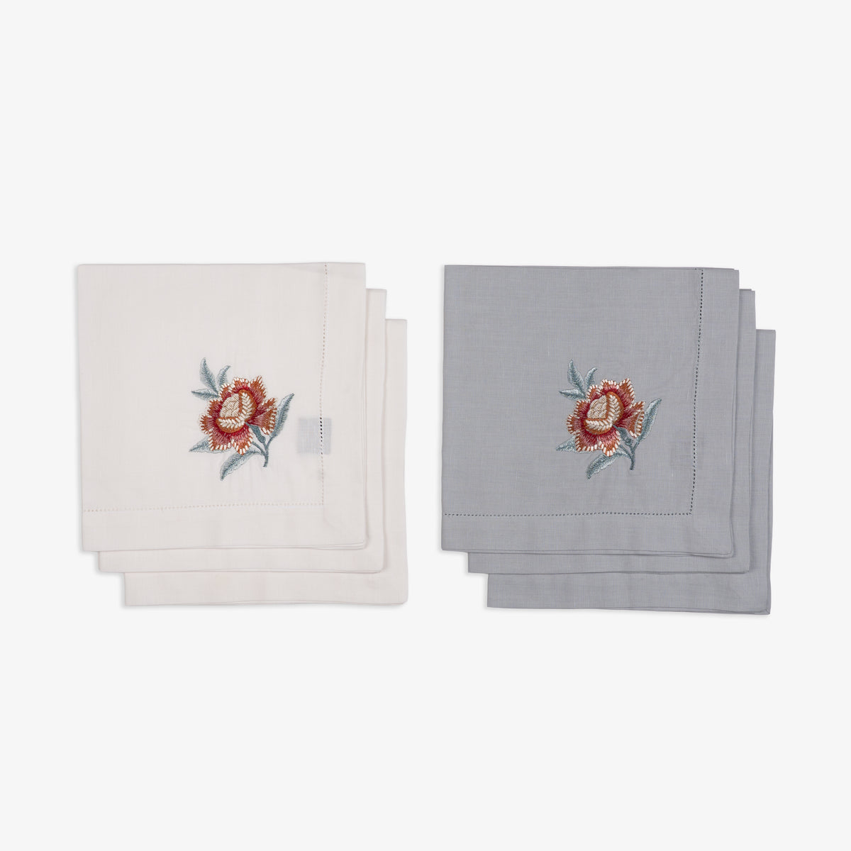 Flora Nova Emb Dinner Napkins 19*19 