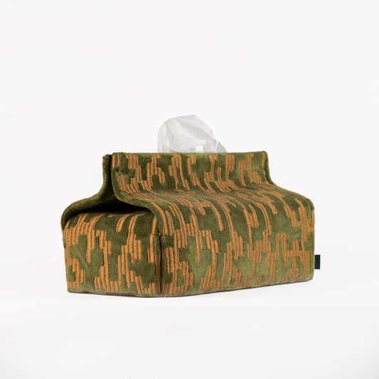 Cedar Grove Textured Tissue Box Cover