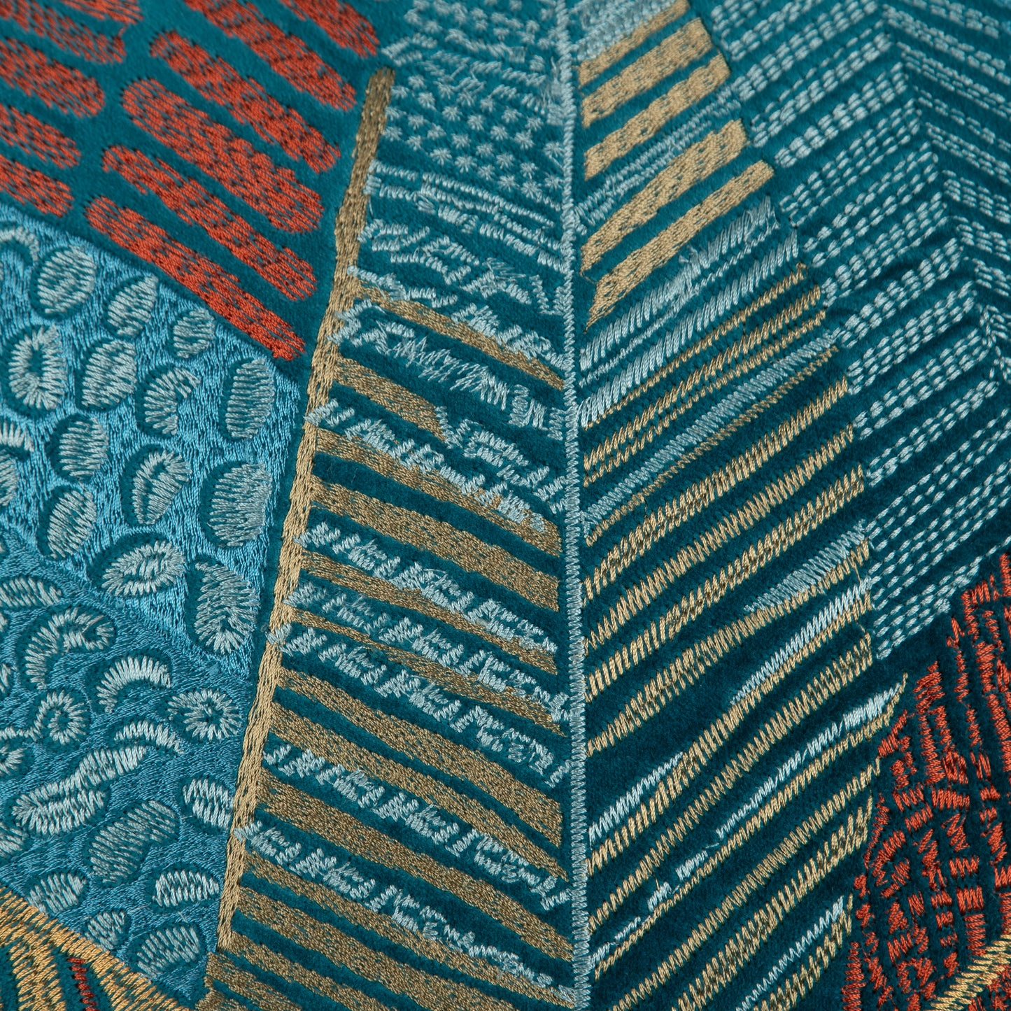 Jungle Muse Cord Piping Cushion
